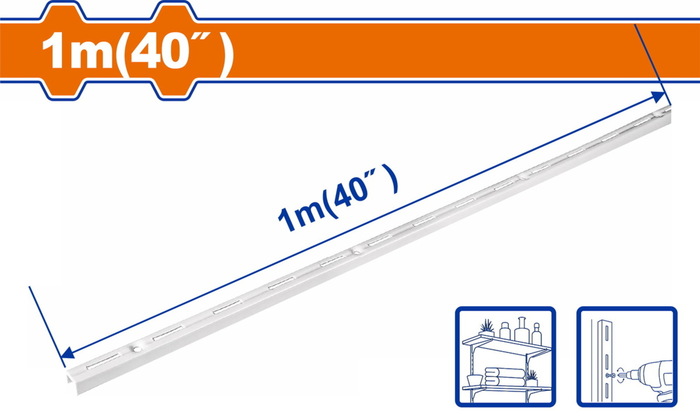 WADFOW ΒΕΡΓΑ ΔΙΑΤΡΗΤΗ ΜΟΝΗ ΡΑΦΙΩΝ 1m (WZJ9301)